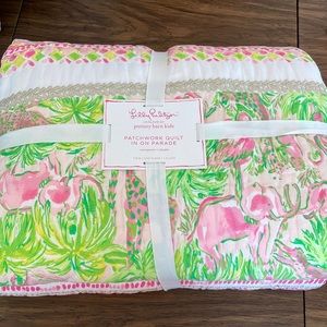 Lilly Pulitzer Pottery Barn Kids On Parade Quilt - NWT